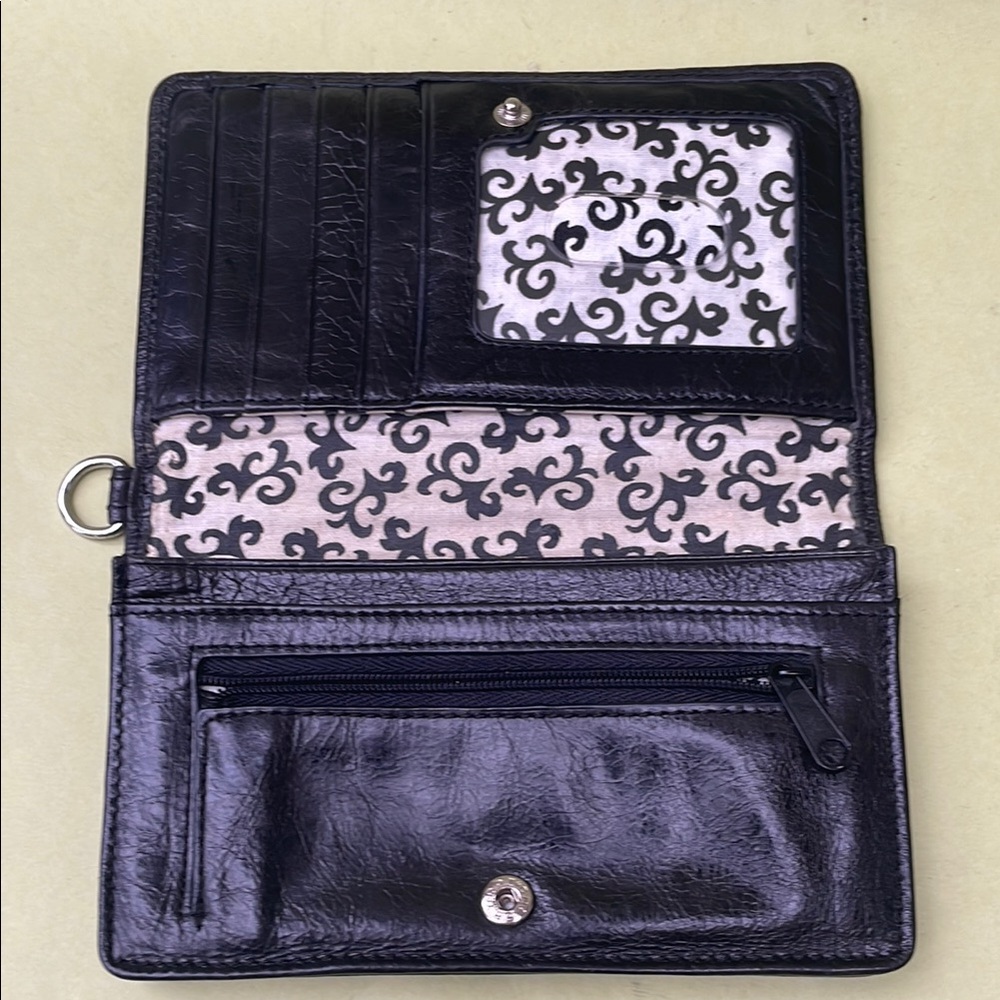 Hobo International Black Leather Wallet/Clutch - Picture 3 of 8